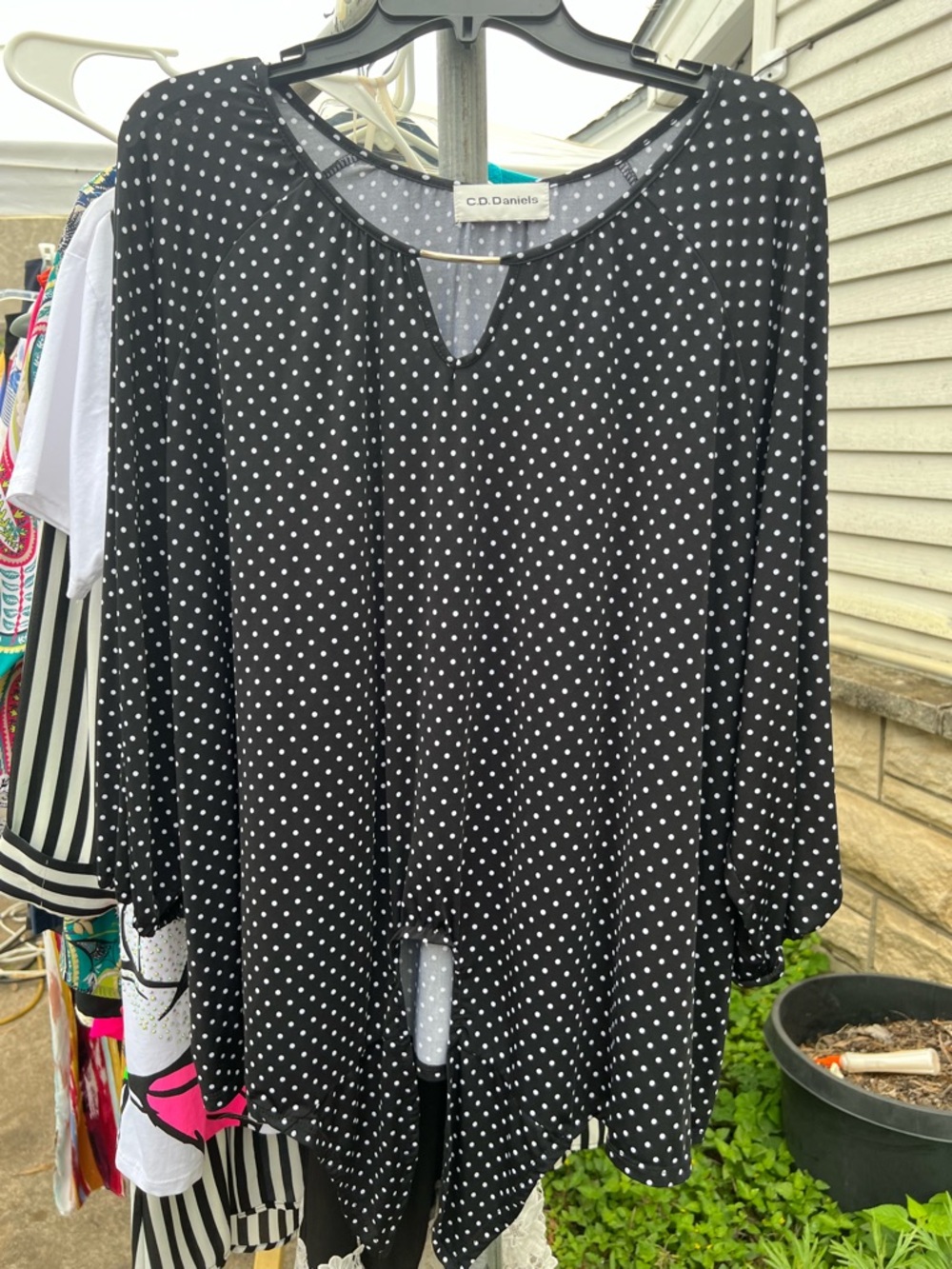 Polka dots top